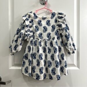 Bonnie Jean Girls Puff Sleeve Dress Size 6